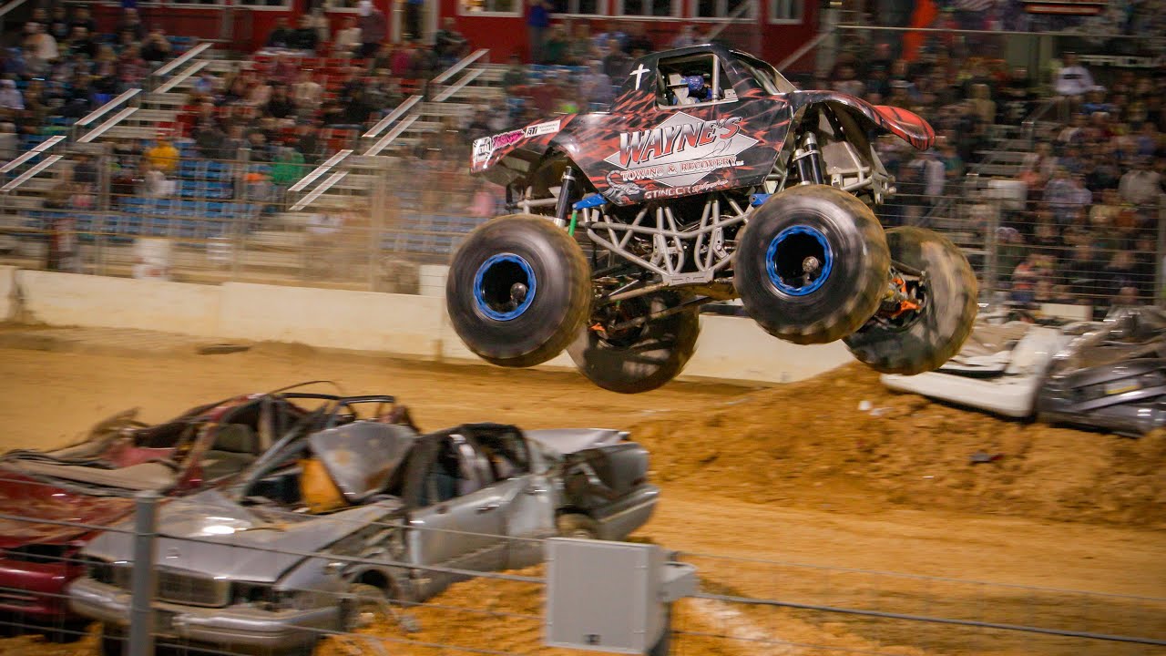 Stinger Unleashed Mini Monster Truck Freestyle @ Buck Motorsports Park ...