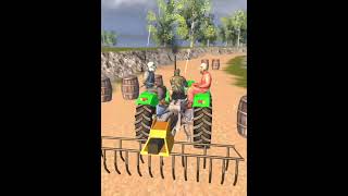 village Tractor trolley heavy Simulator 3d || Android Gameplay @INS GAMEING #gaming #shorts screenshot 4