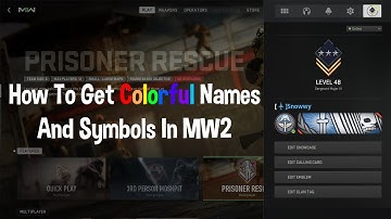 *NEW* HOW TO DO THE COLORED/SYMBOL NAME GLITCH ON MODERN WARFARE 3! (WORKS ON CLASSES) (PC/XBOX/PSN)