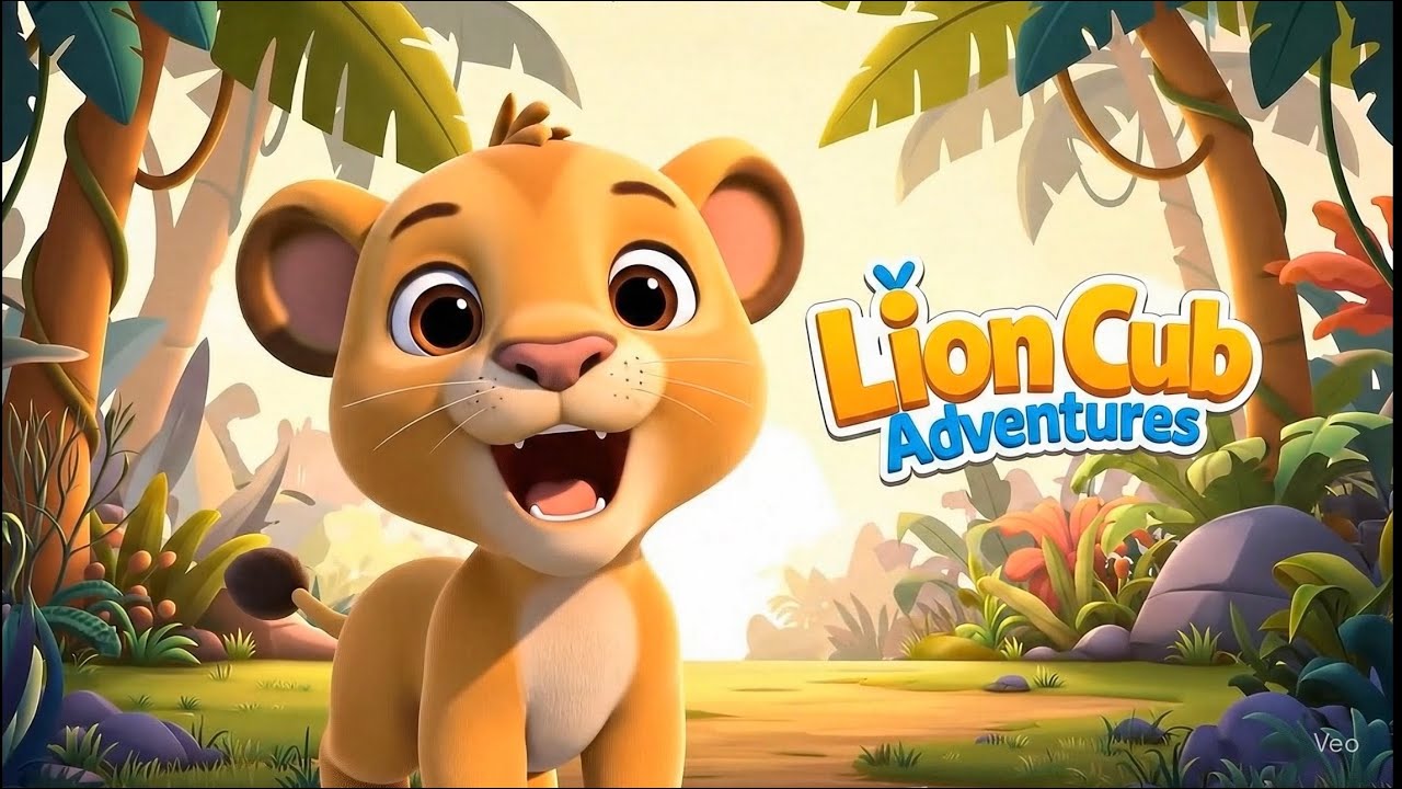 Learn Colors for Kids 🌈 Jungle Adventure with Leo the Lion Cub 🦁 | Lion ...