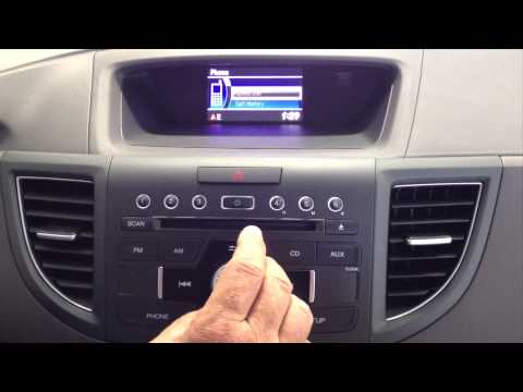 Honda CR-V How To Delete Bluetooth Phone