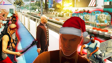 Miami Randomizer Mod Kill Everyone Challenge - Hitman 2 (Christmas 2020 Special)