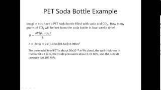 Topic Polymer Permeability Part 2