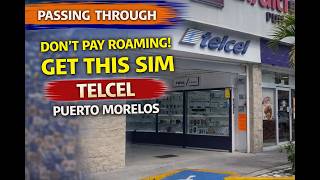 Telcel SIM Card in Mexico 🇲🇽 Only 80 Pesos!