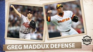 BEST DEFENSIVE PITCHER EVER?!?! Greg Maddux won EIGHTEEN Gold Gloves in his career (won 13 straight)