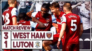 West Ham 3-1 Luton highlights discussed | Earthy, Soucek & Ward-Prowse goals send Hammers home happy