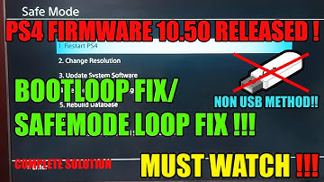 PS4 10.50 UPDATE! | How to SAFELY INSTALL PS4 10.50 UPDATE | PS4 Bootloop ERROR FIX! |Non Usb Method