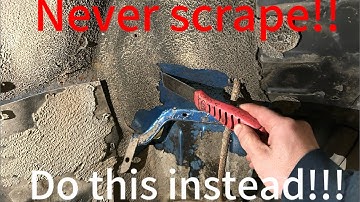 DON’T scrape undercoating on your classic…DO THIS! The best way to remove under coating car truck