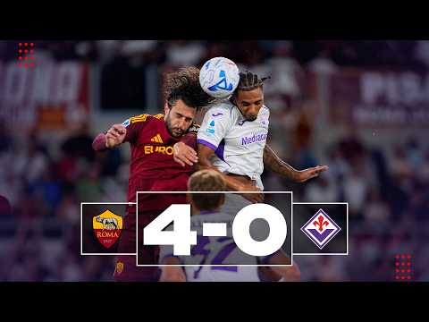 Highlights: Roma - Fiorentina 4-0