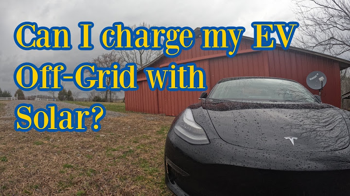 Can I Charge an Electric Vehicle Off-Grid?