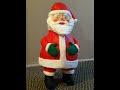 DIY paper mache Santa Claus decoration!