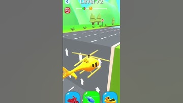 🔥 shape shifting and shape transform the character 👀 level 72 #shorts #shapeshifting #level72