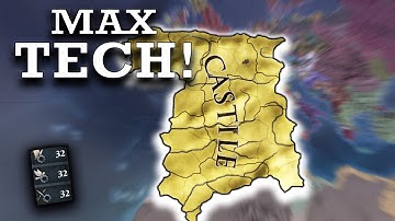 EU4 but Castile has MAX TECHNOLOGY