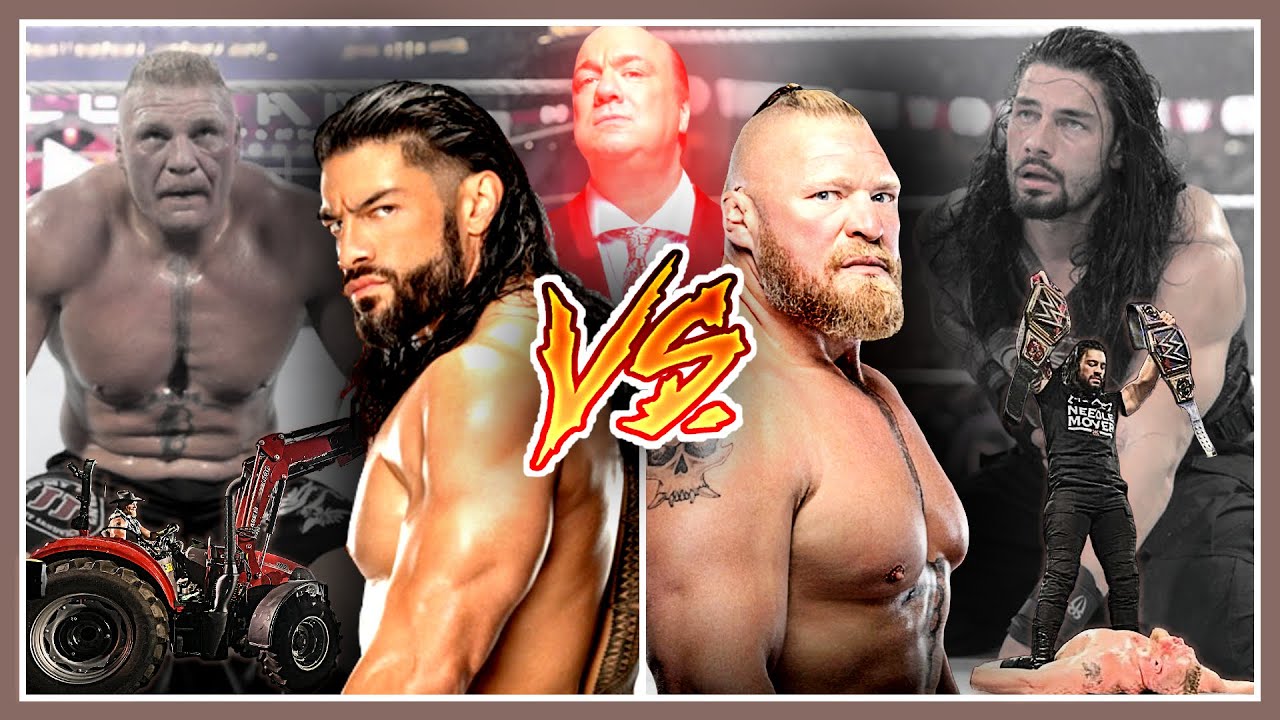 La RIVALIDAD De La DECADA 📖 Roman Reings vs Brock Lesnar Película Completa