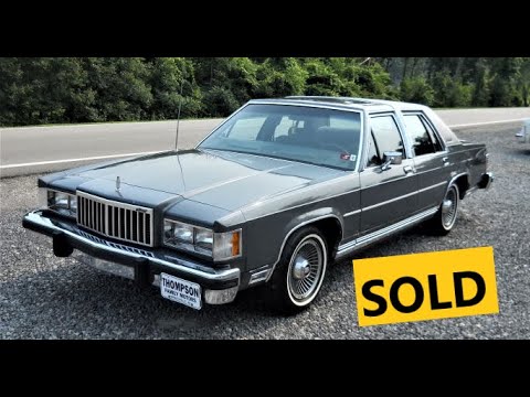1986 Mercury Grand Marquis for sale at Thompson Family Motors