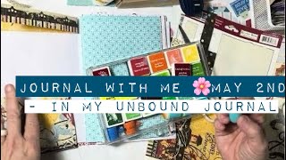 journal with me - may 2nd - using punches I.O.T.M.