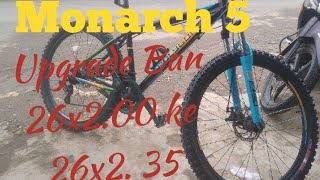 UPGRADE BAN SEPEDA UK 26X2.00 KE 26X2. 35 MONARCH 5