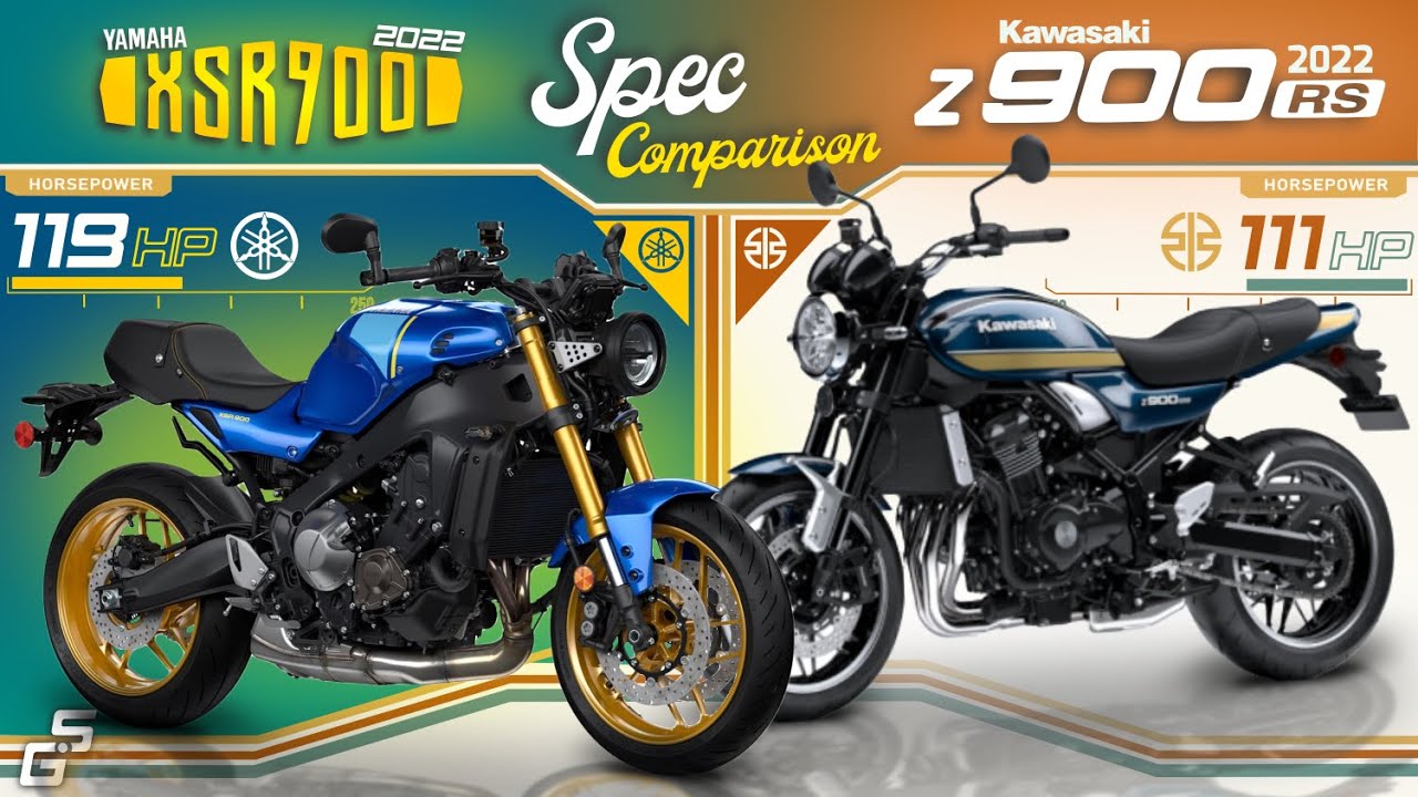 2022 Yamaha XSR900 vs Kawasaki Z900RS ┃ Middleweight Retro style 