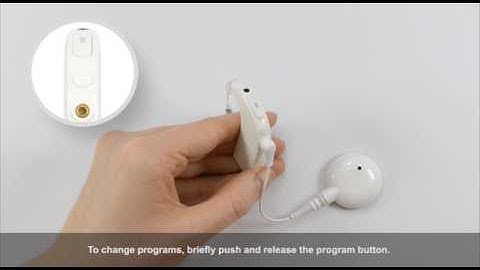 Using the Program Button on the Naída CI [English Subtitles]