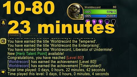 Legion Remix 10-80 in 23 Minutes