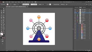 7 -  Adobe Illustrator CC 2021 - from zero to beyond " Layers and Groups "