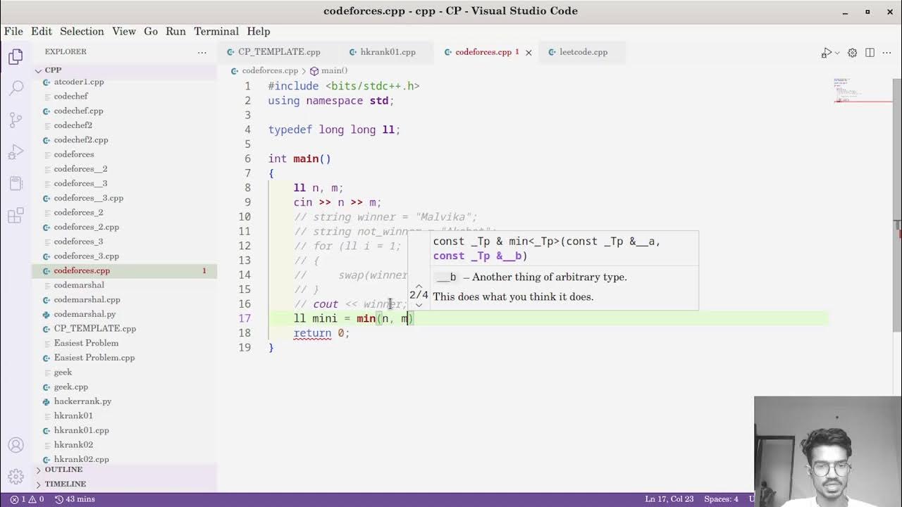 Solve codeforces 800 900 rating problems it can be coded live stream