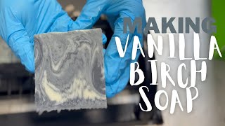 Making Vanilla Birch Soap