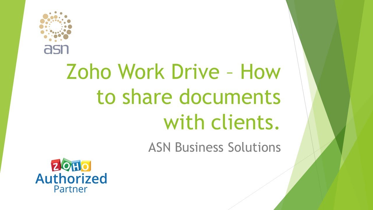 Zoho Workdrive Sharing Documents with Clients Creating a Link