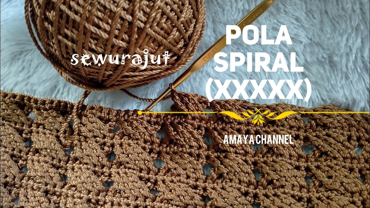 Crochet Tutorial || spiral pattern - YouTube