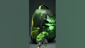 Avenger Superhero Backpack 🎒🔥 #avengers #spiderman