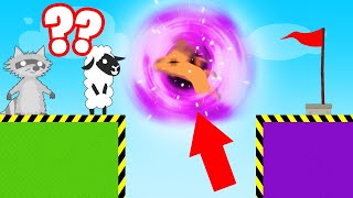 DODGE The BLACK HOLE Or LOSE! (Ultimate Chicken Horse)