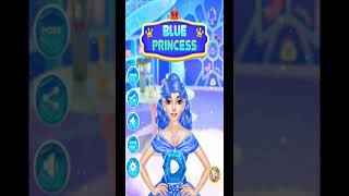 blue Princess girl Android game play #shorts #animation screenshot 5