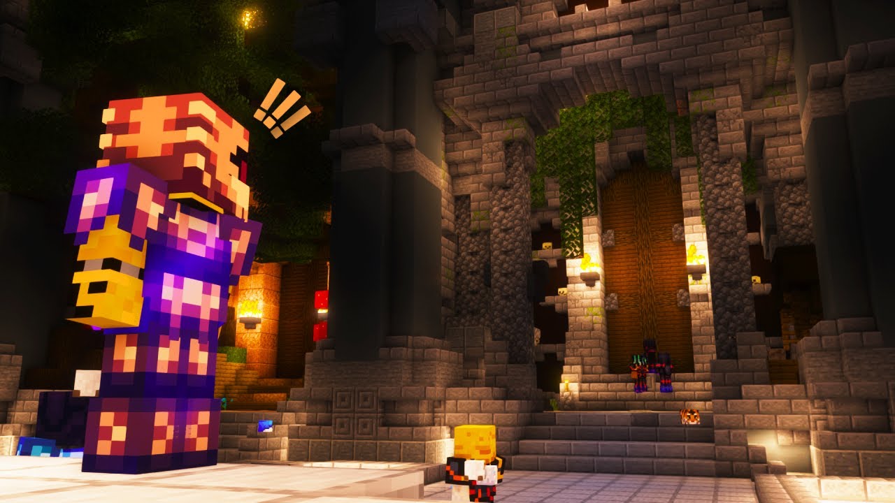 My FIRST Steps Into Skyblock DUNGEONS (Hypixel Skyblock 14) YouTube