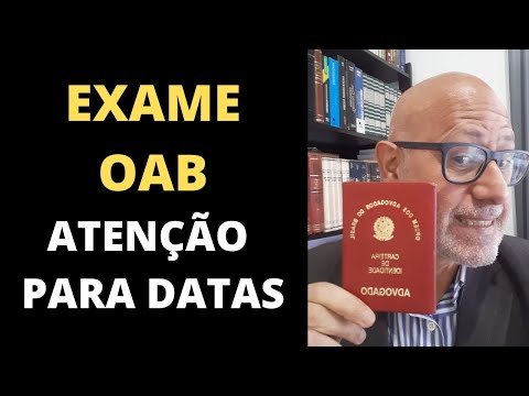 Prova OAB do Exame 35: 2ª fase em agosto; VEJA também a data do exame 36