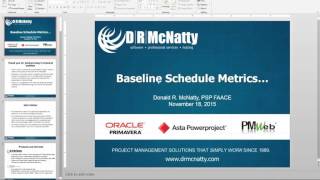 Nov 2015 BASELINE SCHEDULE METRICS