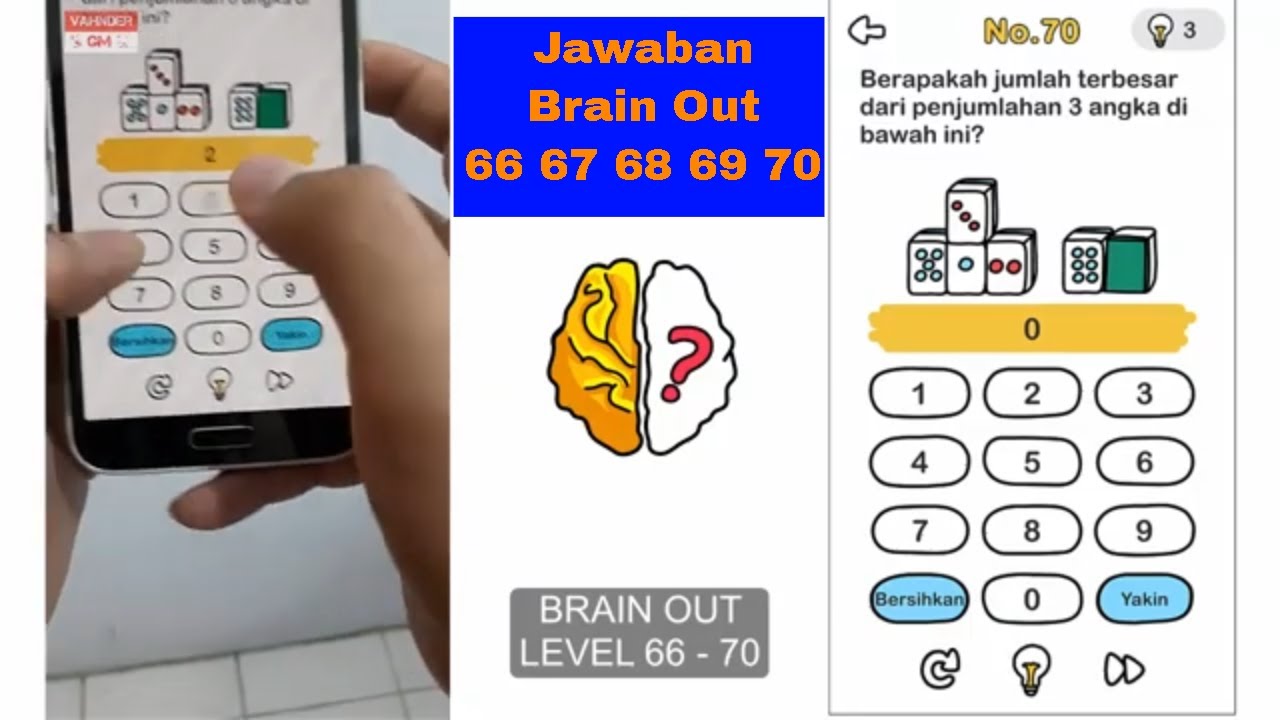 Brain Out | Level 66,67,68,69,70 | Jawaban No 66 - 70 ...