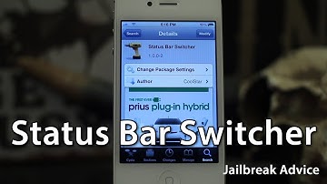 [Jailbreak Advice] Status Bar Switcher - Free Cydia Tweak - Keep The iOS Status Bar Visible
