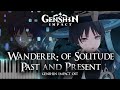 Wanderer of solitude past and present  genshin impact ost piano cover sheet music