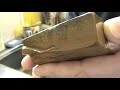 Тест природного Японского точильного камня Nakayama water stone test