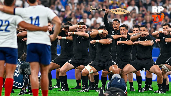 Le HAKA de la Nouvelle-Zélande face à la France I Coupe du Monde 2023 !