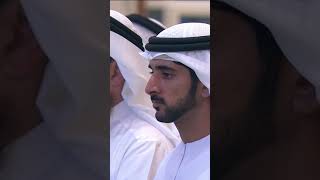 Sheikh Hamdan Fazza And Sheikh Maktoum perform Prayers Along with Fellow Worshippers Throwback