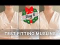 Mccalls 7974 Fitting Adjustments // A Tale of 4 Muslin Test Garments // Vlogmas Day 8 #sewvlogmas