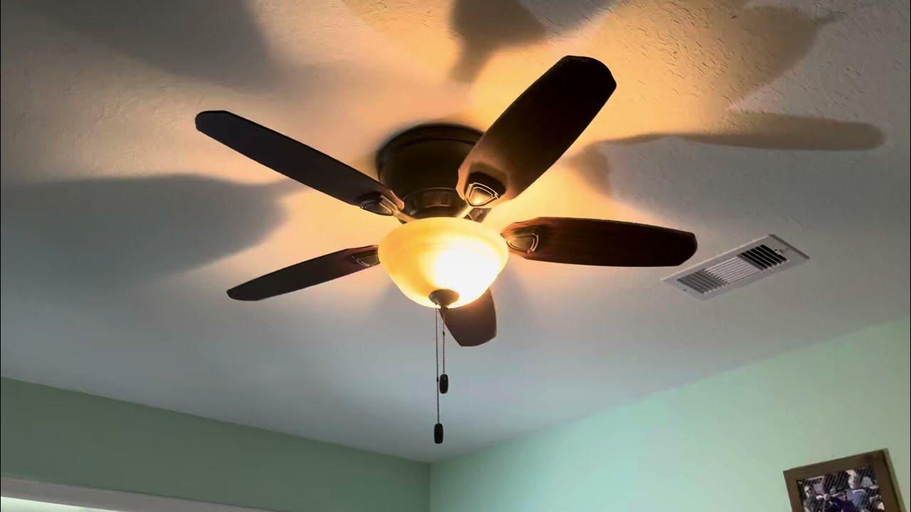 46 Hunter Louden ceiling fan (READ DESCRIPTION) YouTube