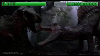 T-Rex vs Spinosaurus With Healthbars screenshot 3