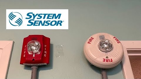 System test 1 System Sensor Horn strobes
