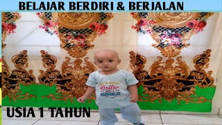 BAYI BELAJAR BERDIRI DAN BERJALAN || BAYI LUCU || BAYI MENGGEMASKAN