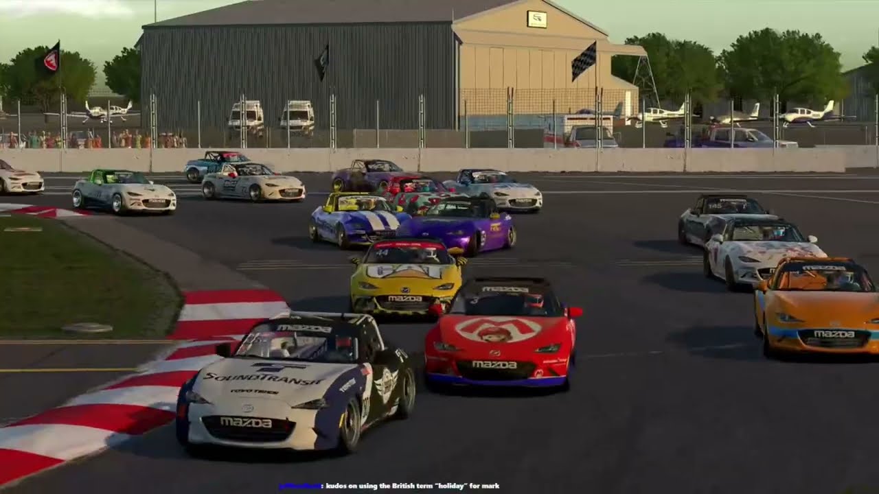 Nose-to-tail Miatas at Lime Rock! Broken Wing Racing League MX5 Championship - Season 1 Round 4