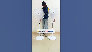 BLDC Vs Normal Pedestal Fan Of Atomberg & Luminous | Quick Comparison 🧐