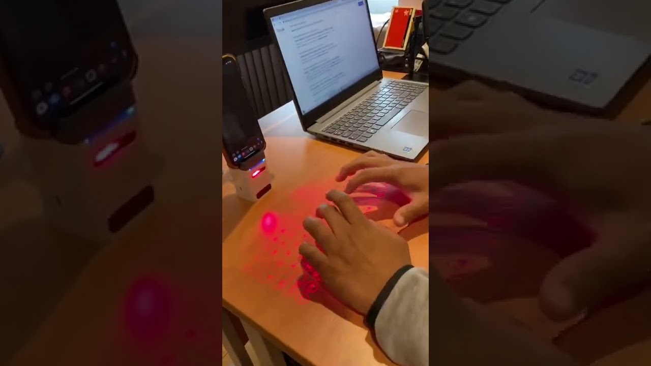 So awesome is this laser keyboard projector.⌨️ 👌🏻