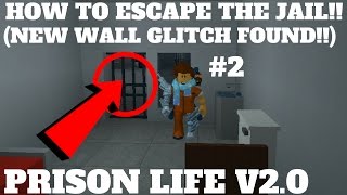 Roblox Prison Life V2 0 How To Escape Jail New Wall Glitch 2 Youtube - how to glitch through walls in roblox prison life mobile